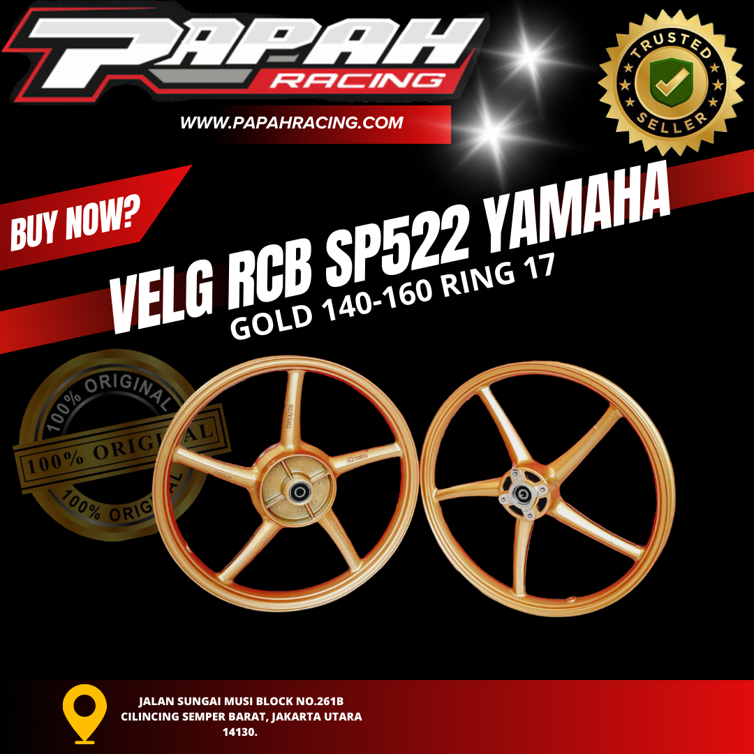 VELG YAMAHA JUPITER 522 RCB GOLD 140-160 RING 17 